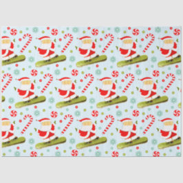 Creative Snowboarden Weihnachtsgeschenk Seidenpapier