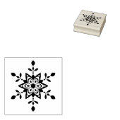 Creative Snowflake Holiday Floral Star Einzigartig Gummistempel (Stempel)