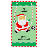 Creative Soccer Christmas Kleine Geschenktasche Geschenktüte (Vorderseite)