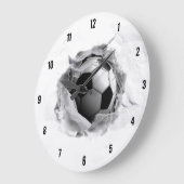 Creative Soccer Große Wanduhr (Winkel)