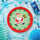 Creative Softball Christmas Holiday Pappteller (Party)