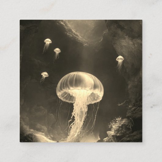 Creative Solutions Architect Quadratische Visitenkarte (Rückseite)