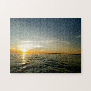 Creative Sonnenuntergang Himmel Wasser Foto Puzzle