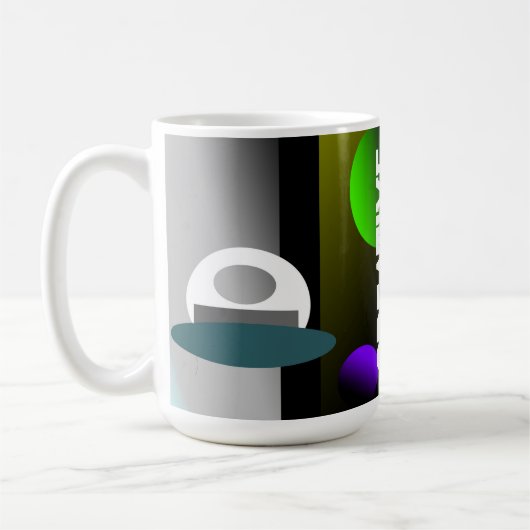 Creative Space by J.H. Thornton Kaffeetasse (Links)
