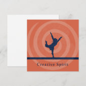 Creative Spirit Art Card Feiertagskarte (Vorne/Hinten)