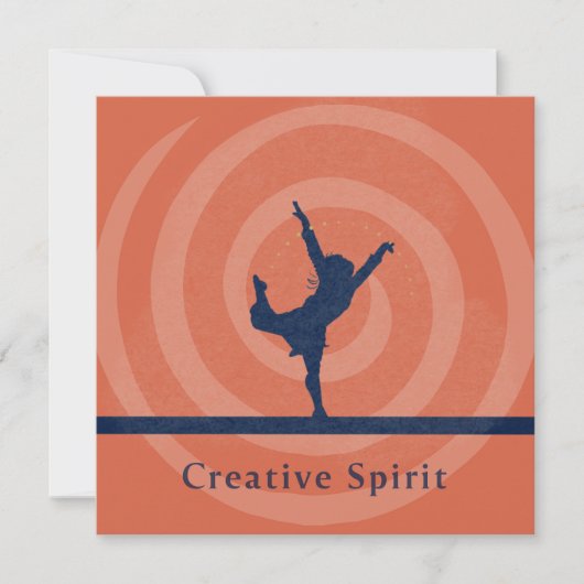 Creative Spirit Art Card Feiertagskarte (Vorderseite)