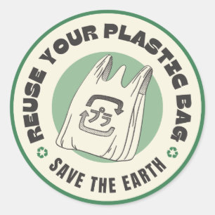 "Creative Stickers: Personalize your World" Runder Aufkleber