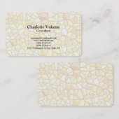 Creative Stone Wall Pattern Trendy Schlicht Stylis Visitenkarte (Vorne/Hinten)