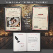 Creative Storybook Photo Husband Valentine’s Day Karte