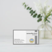 Creative Stylish Box Frame Founder CEO Visitenkarte (Stehend Vorderseite)