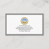 Creative Stylish Box Frame Founder CEO Visitenkarte (Rückseite)