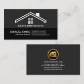 Creative Stylish Gebäude Rooftop Handyman Builder Visitenkarte (Vorne/Hinten)