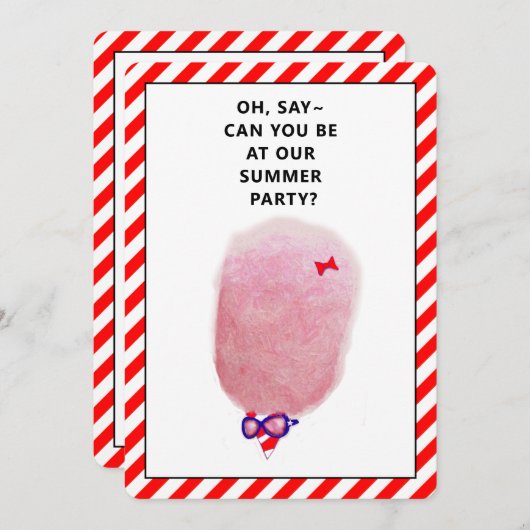 Creative Summer GRILLEN Cookout-Party Einladungen (Vorne/Hinten)