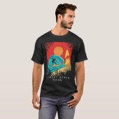 Creative Sunset Beach Travel Surf Palm Tree Oa T-Shirt (Vorne ganz)