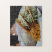 Creative Tacos Bohnen Reis Foto Puzzle (Vertikal)