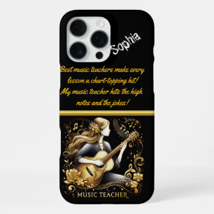 Creative Teacher Shares Music Talent iPhone 16 Pro Max Hülle