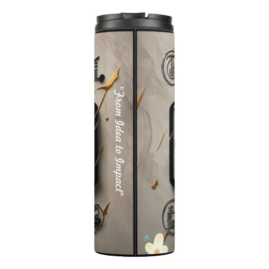 "Creative Tech Solutions" Thermosbecher (Rückseite)