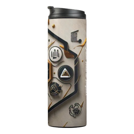 "Creative Tech Solutions" Thermosbecher (Nach rechts gedreht)