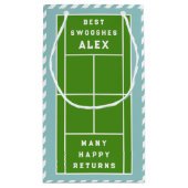 Creative Tennis Geburtstag Kleine Geschenktüte (Rückseite)