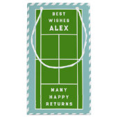 Creative Tennis Geburtstag Kleine Geschenktüte (Rückseite)
