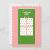 Creative Tennis Party Einladung (Vorderseite)