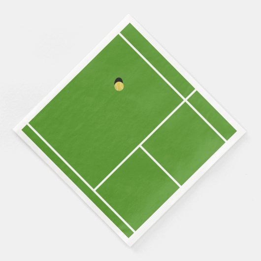 Creative Tennis Party Serviette (Ecke)