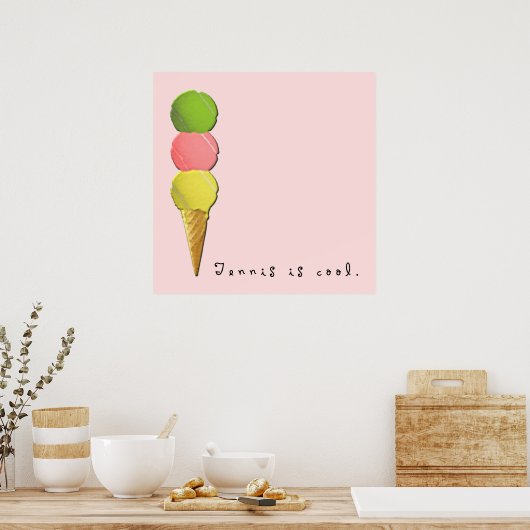Creative Tennis Poster (Küche)