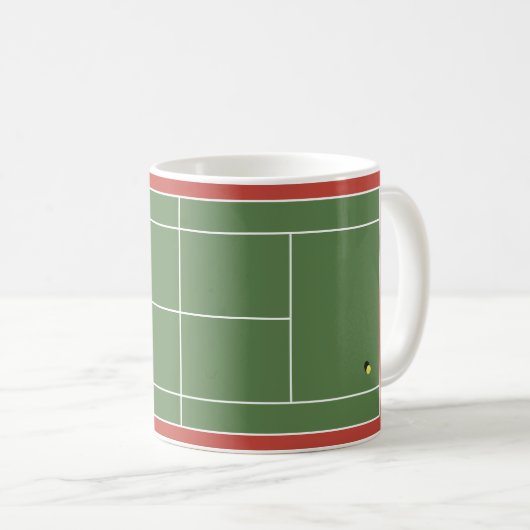 Creative Tennis Tasse (VorderseiteRechts)
