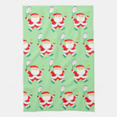 Creative Tennis Weihnachtsfeiertag Geschirrtuch (Vertikal)