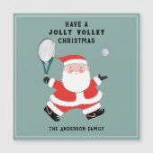 Creative Tennis Weihnachtskarten Magnetkarte (Vorderseite)