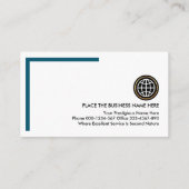 Creative Trapezoid Layers CEO Gründer Visitenkarte (Rückseite)