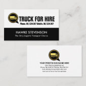 Creative Truck Speech Box Driving Visitenkarte (Vorne/Hinten)