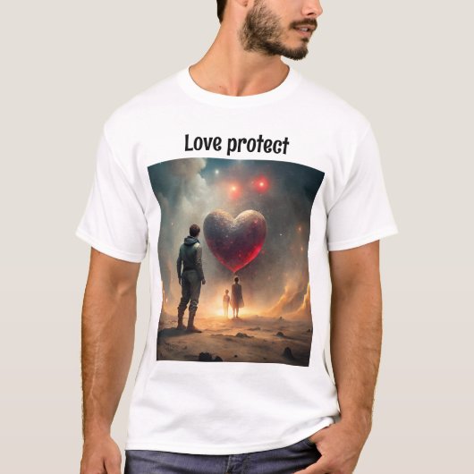 Creative t'Shirt für den Schutz der Liebe T-Shirt (Vorderseite)