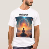 Creative t'Shirt für Meditationsliebhaber T-Shirt (Vorderseite)