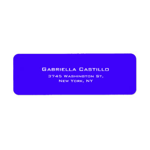 Creative Ultramarine Blue Schlicht Elegant Einfach