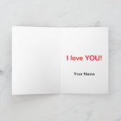 Creative Valentine's Day Card Feiertagskarte (Innenseite)