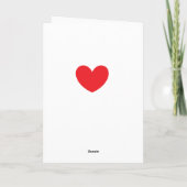 Creative Valentine's Day Card Feiertagskarte (Rückseite)