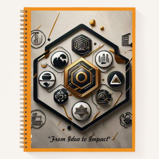 "Creative Visionary Concepts" Notizblock (Vorderseite)