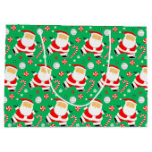 Creative Volleyball Holiday Große Geschenktüte (Rückseite)