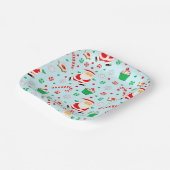 Creative Volleyball Weihnachtsfeier Pappteller (Gewinkelt)