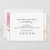 Creative Wasserfarbe Augenbrauen Mikroblading Gesc (Rückseite)