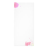 Creative Watercolor Eyelashes Werbekarte (Hinten)