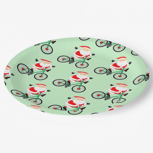 Creative Weihnachts-Party Pappteller (Schrägansicht)