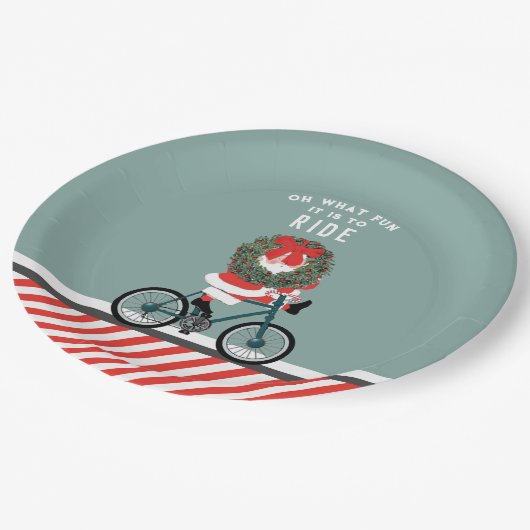 Creative Weihnachts-Party Pappteller (Schrägansicht)