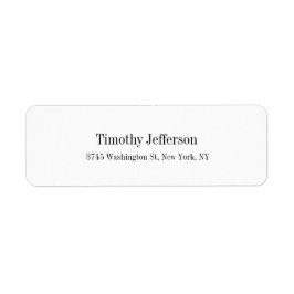 Creative White Elegant Schlicht Moderner Stil