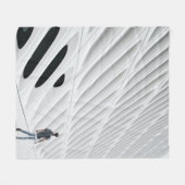 Creative White Man Architektur Fleecedecke (Vorderseite (Horizontal))