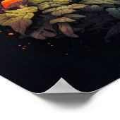 Creative Wild Psychedelic Mushrooms Poster (Ecke)