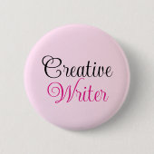 Creative Writer Pastel Pink Button (Vorderseite)