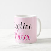 Creative Writer Pastel Pink Kaffeetasse (VorderseiteRechts)