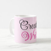 Creative Writer Pastel Pink Kaffeetasse (Vorderseite Links)